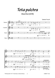 Troccoli - Tota Pulchra for Mixed Choir (SATB) - V171201UMMP