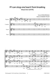 Troccoli - If I can stop one heart from breaking for Mixed Choir (SATB) - V180401UMMP