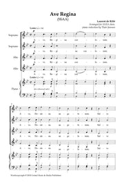 de Rille - Ave Regina for SSAA Choir - V181207UMMP