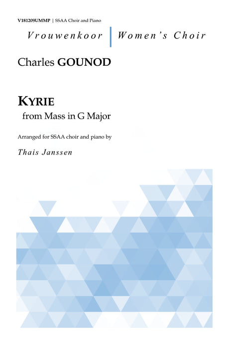 Gounod - Kyrie from Mass in G Major for SSAA Choir and Piano - V181209UMMP