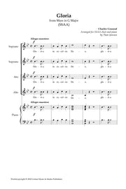 Gounod - Gloria from Mass in G Major for SSAA Choir and Piano - V181210UMMP