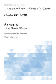 Gounod - Sanctus from Mass in G Major for SSAA Choir and Piano - V181211UMMP