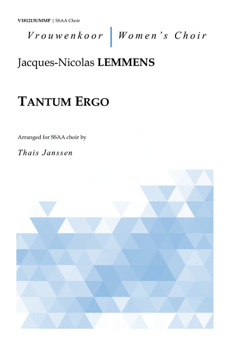 Lemmens - Tantum Ergo for SSAA Choir - V181213UMMP