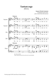 Lemmens - Tantum Ergo for SSAA Choir - V181213UMMP