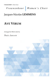 Lemmens - Ave Verum for SSAA Choir - V181214UMMP