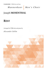 Mosenthal - Rest for TTBB Choir and Piano - V181229UMMP