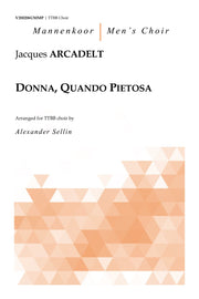 Arcadelt - Donna, Quando Pietosa for TTBB Choir - V200206UMMP