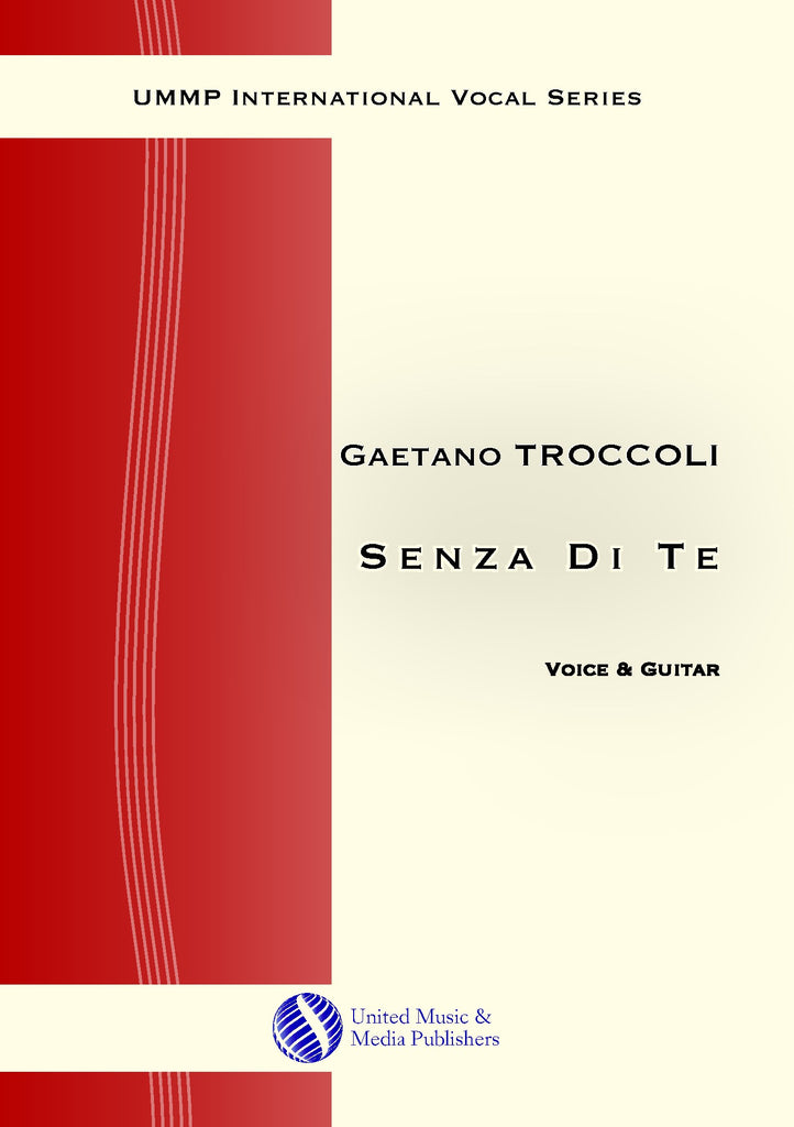 Troccoli - Senza di te for Voice and Guitar - V210106UMMP