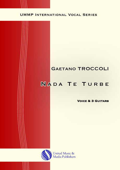 Troccoli - Nada te turbe II for Voice and 3 Guitars - V210114UMMP