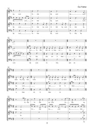 Tapia C. - Our Father for Mixed Choir (SATB) - V3036PM
