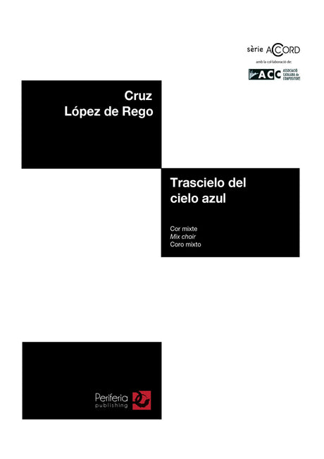 Lopez de Rego - Trascielo del Cielo Azul for Mixed Choir (SATB) - V3063PM