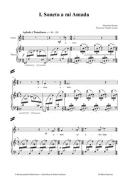 Roman - Tres Sonetos de Amor, Op. 14 for Voice and Piano - V3442PM