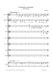 Watt - O Sacrum Convivium for Mixed Choir (SSAATTBB) - V3653PM