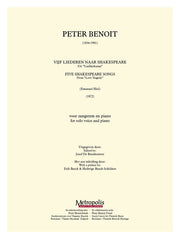 Benoit - 5 Shakespeare Songs for Solo Voice and Piano - V6143EM