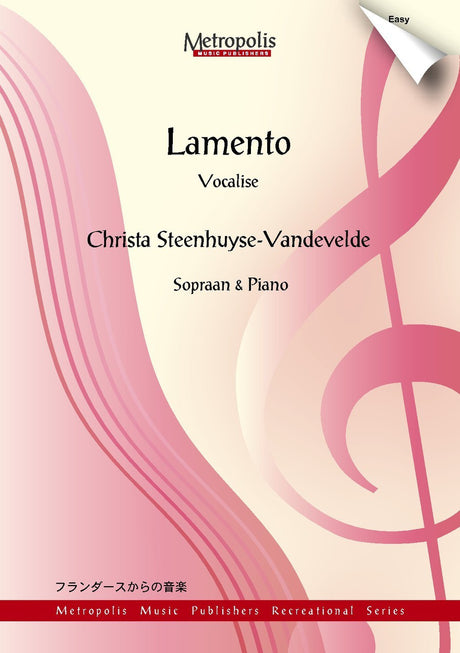 Steenhuyse-Vandevelde - Lamento for Soprano and Piano - V6648EM