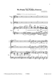deLise - We Praise You Father, Forever for SATB Choir and Piano - V7309EM