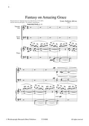 deLise - Fantasy on Amazing Grace for SATB Choir and Piano - V7310EM