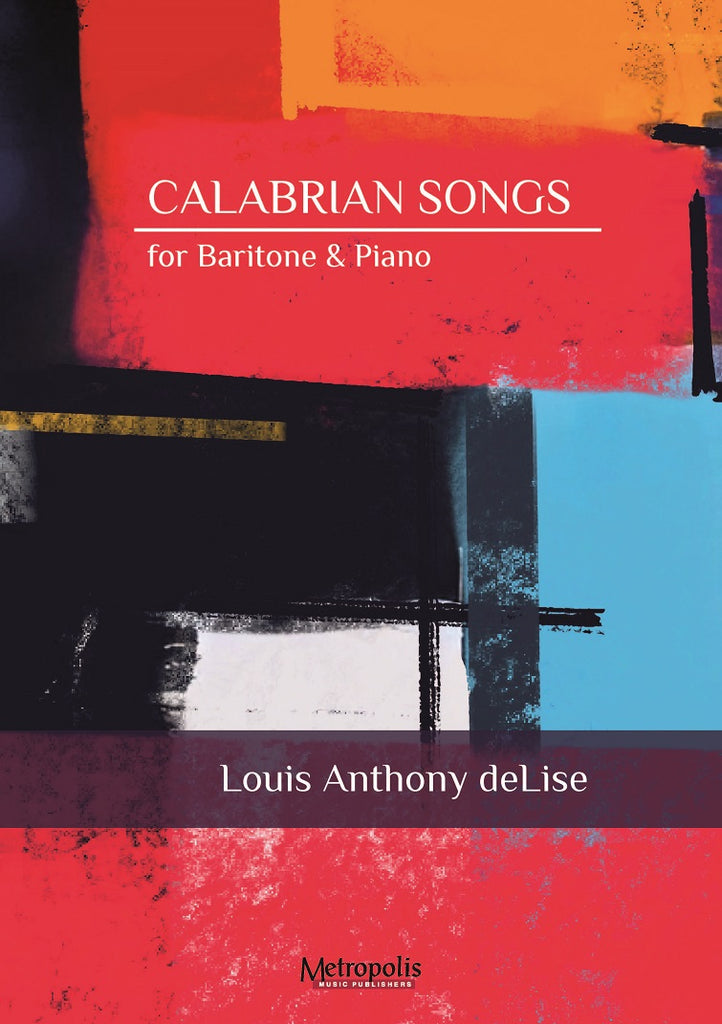 deLise - Calabrian Songs for Baritone and Piano - V7496EM