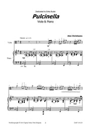 Christiaens - Pulcinella (Viola and Piano) - VAP110123DMP