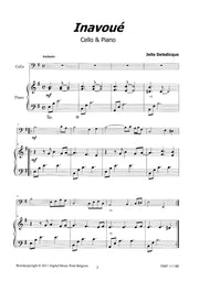 Deledicque - Inavoué for Cello and Piano - VCP111188DMP