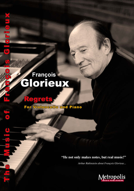 Glorieux - Regrets (Cello and Piano) - VCP7132EM