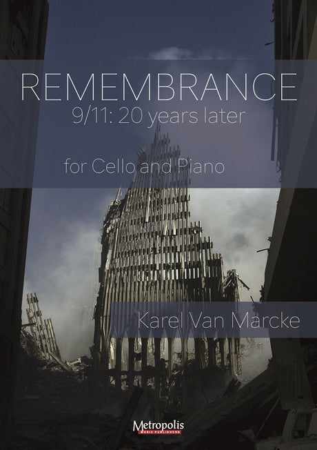 Van Marcke - Remembrance for Cello and Piano - VCP7707EM