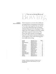 van Bronkhorst - The not-so-boring Book of Bowing - VL101