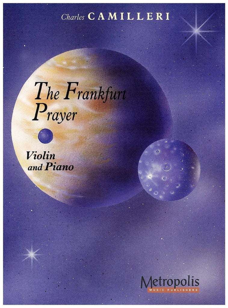 Camilleri - The Frankfurt Prayer - VLP6037EM