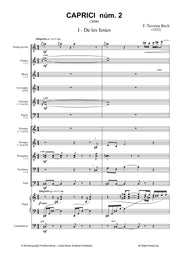 Taverna-Bech - Caprici Num. 2 for Piano and Wind Ensemble - WE3348PM
